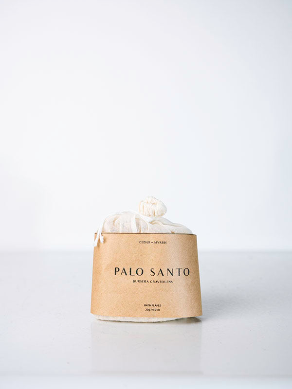 Cedar & Myrrh Palo Santo Bath Flakes, 1 oz.