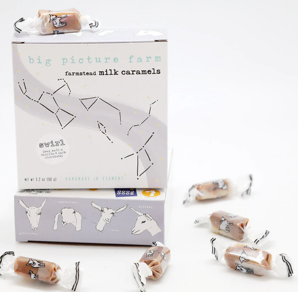 Big Picture Farm, Farmstead Milk Caramels Bright Shining Stars Box, 3.2 oz.