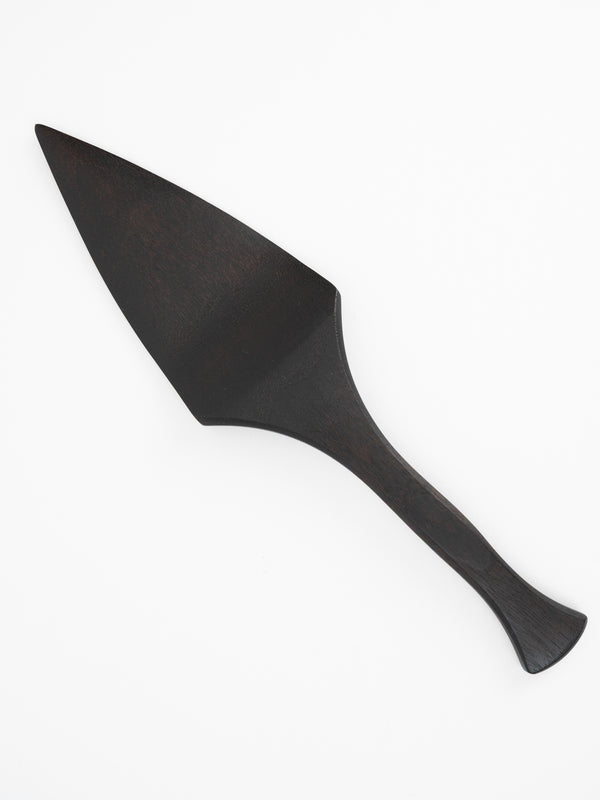 Troy Brook Pie Server Ebonized Walnut