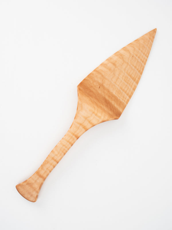 Troy Brook Pie Server Tiger Maple