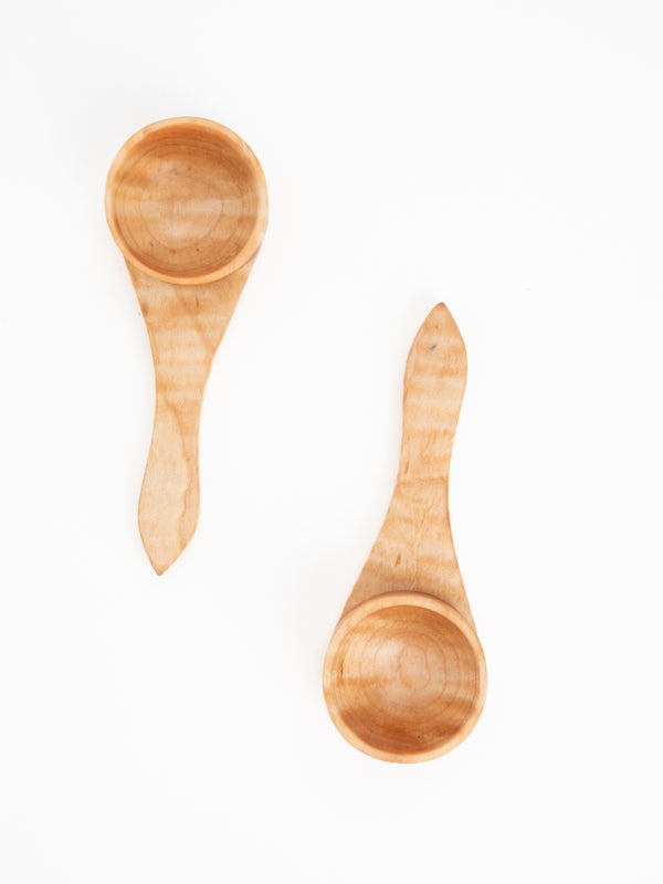 Troy Brook Coffee Scoop Tiger Maple