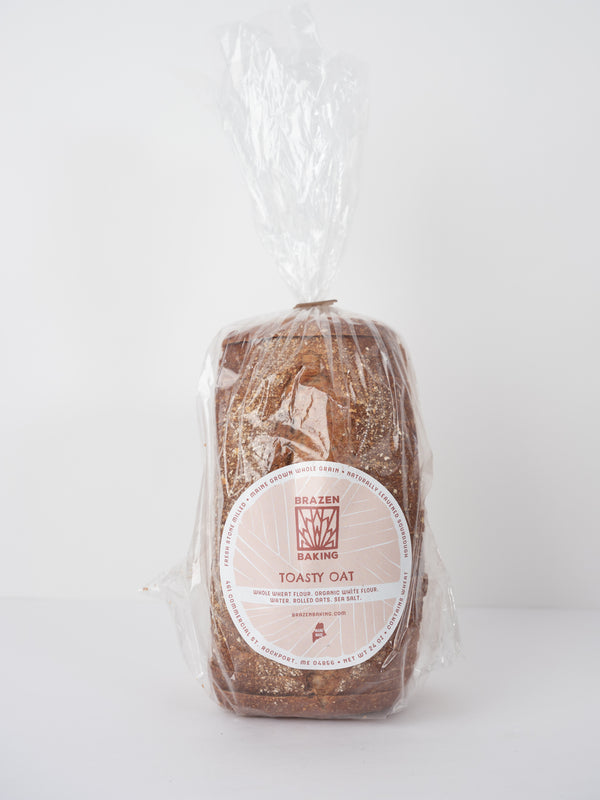 Brazen Baking Toasty Oat Loaf (sliced)