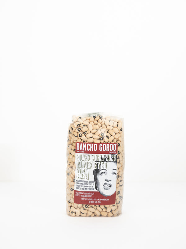 Rancho Gordo, Super Lucky Black Eyed Peas 16 oz.