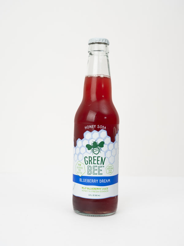 Green Bee, Blueberry Dream Soda, 12 oz
