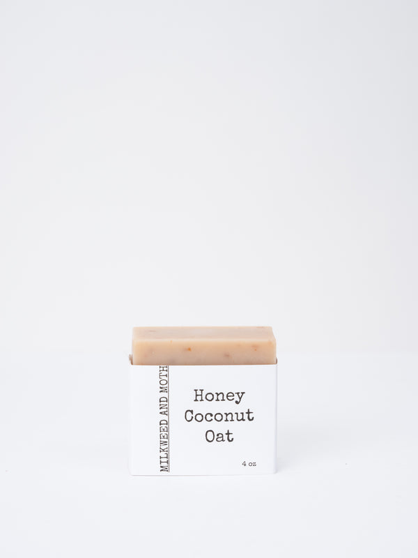Milkweed & Moth Honey Coconut Oat Soap 4 oz.