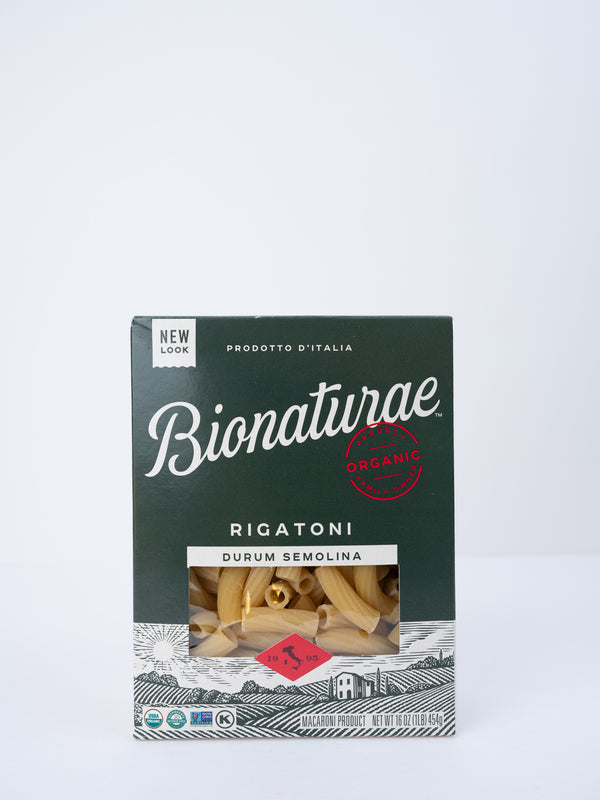Bionaturae, Semolina Rigatoni, 16 oz.