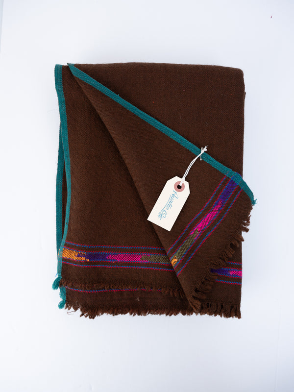 Brown Jacquard Wrap, Auntie Oti