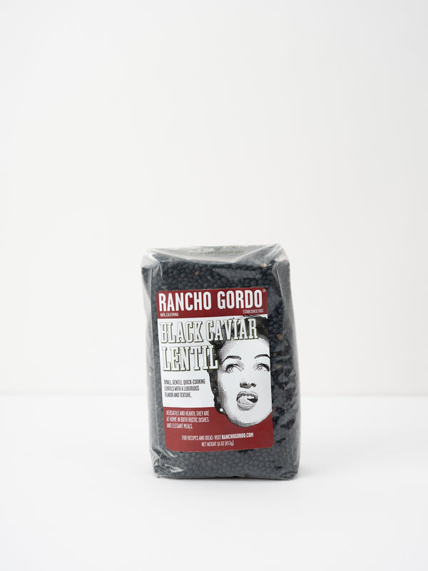 Rancho Gordo, Black Caviar Lentils, 16 oz.