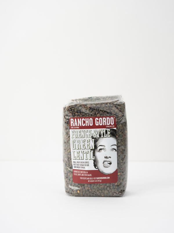 Rancho Gordo, French Green Lentil, 16 oz.