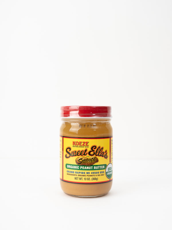 Koeze  Sweet Ella's Organic Smooth Peanut Butter, 17 oz.