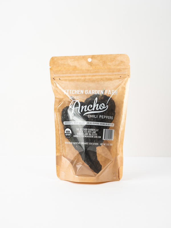 Kitchen Garden Ancho Chile Dried, 1 oz.