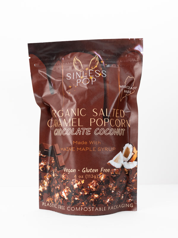 Sinless Pop Chocolate Coconut, 4 oz.