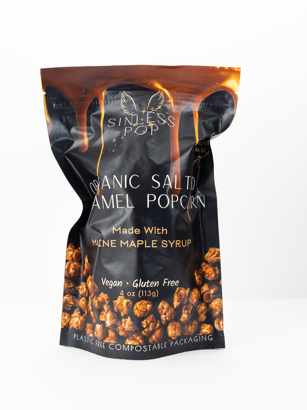Sinless Pop Caramel Popcorn, 4 oz.