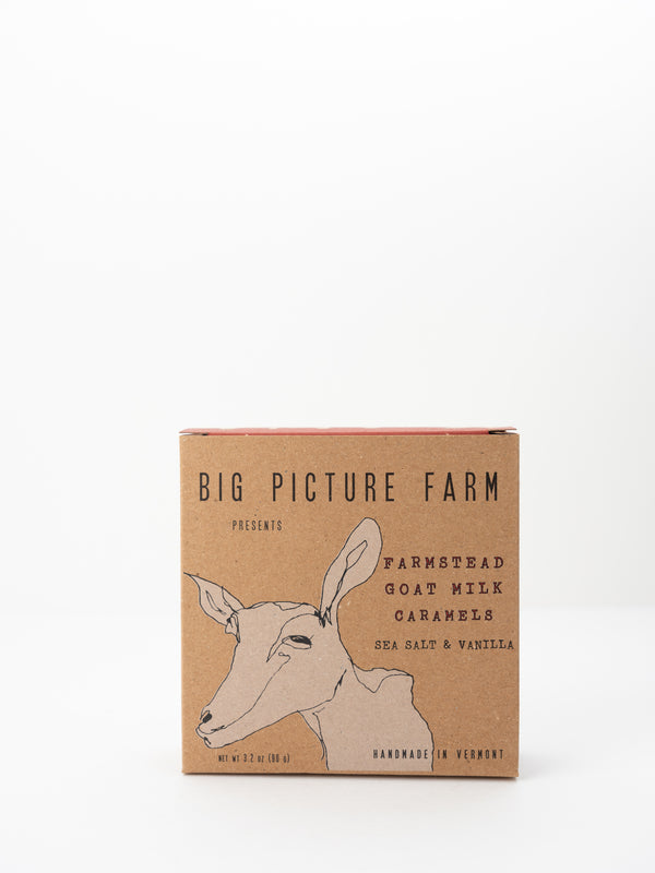 Big Picture Farm Goat Milk Caramels Box, 3.2 oz.