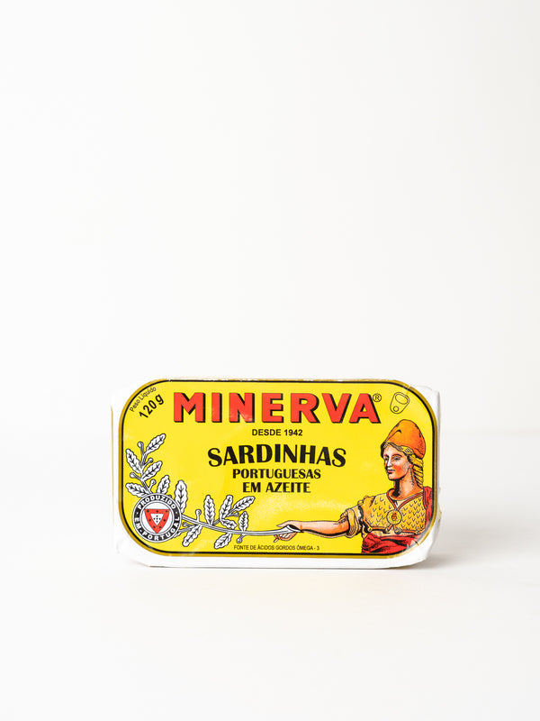 Minerva Sardines in Olive Oil, 120 g.