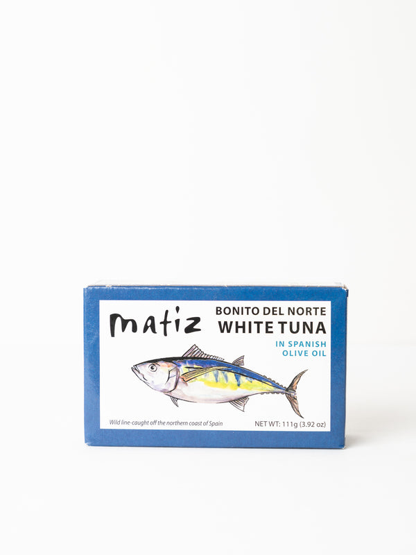 Matiz White Tuna in Olive Oil, Tin, 3.92 oz
