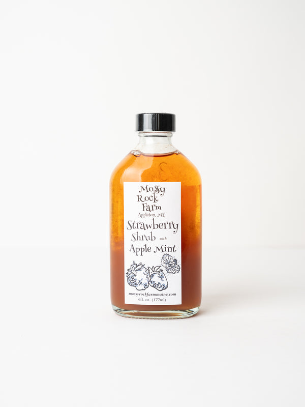 Mossy Rock Farm, Strawberry Apple Mint Shrub, 6 fl. oz.