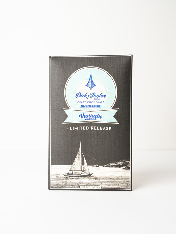 Dick Taylor 78% Dark Chocolate Bar - Vanuatu, Malekula Island Limited Edition
