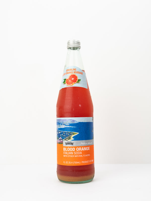 San Remo Blood Orange Soda, 25.4 oz.