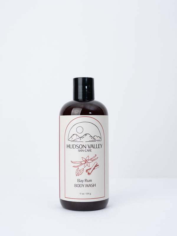 Hudson Valley Bay Rum Body Wash, 17 oz.