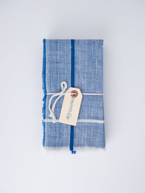 Auntie Oti Napkins, Blue, set of 6