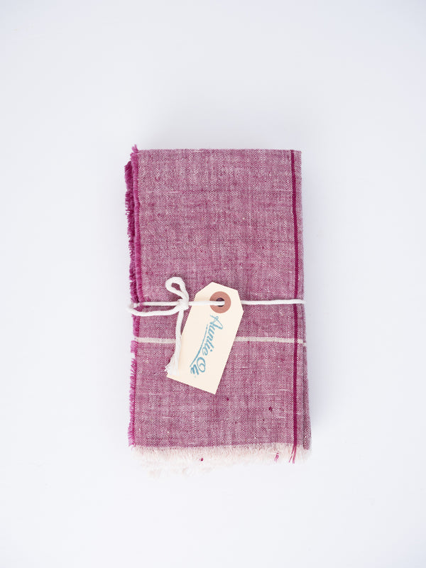 Auntie Oti Napkins, Violet, set of 6