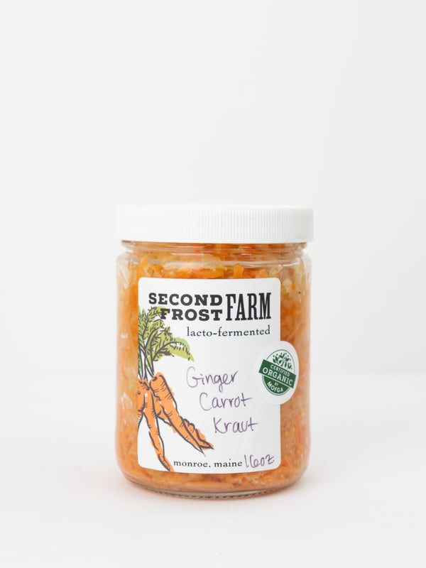 Second Frost Farm Ginger Carrot Kraut, 16 oz.