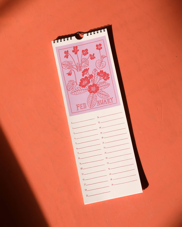 Birth Month Flower Calendar