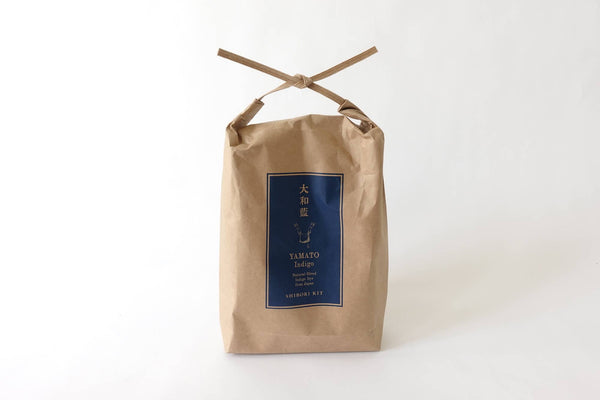 Indigo Shibori Kit (Bandana + Tenugui)