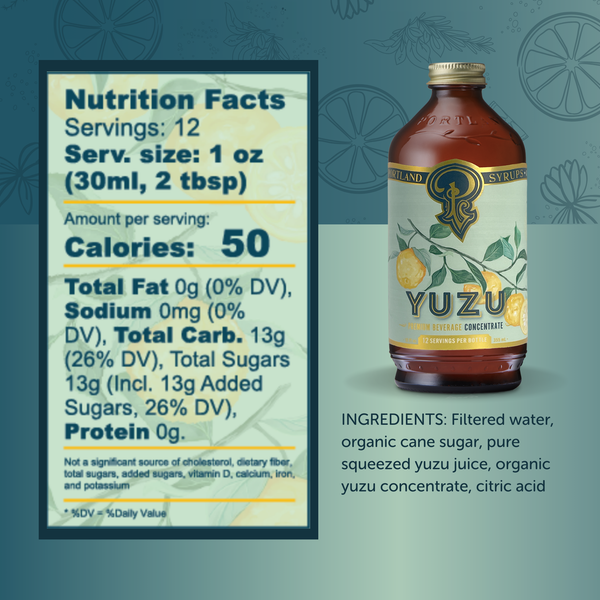 Portland Syrups, Yuzu Syrup, 12 fl. oz.