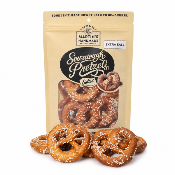Martin's Handmade, Salted Sourdough Pretzels, 8 oz.