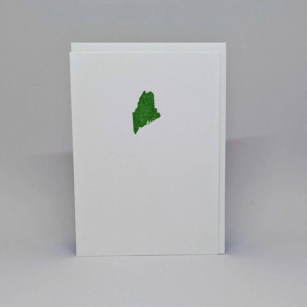 Big Wheel Press, State of Maine Card