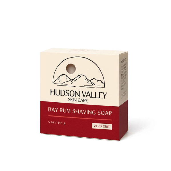 Hudson Valley Bay Rum Shaving Bar Soap, 3.5 oz.