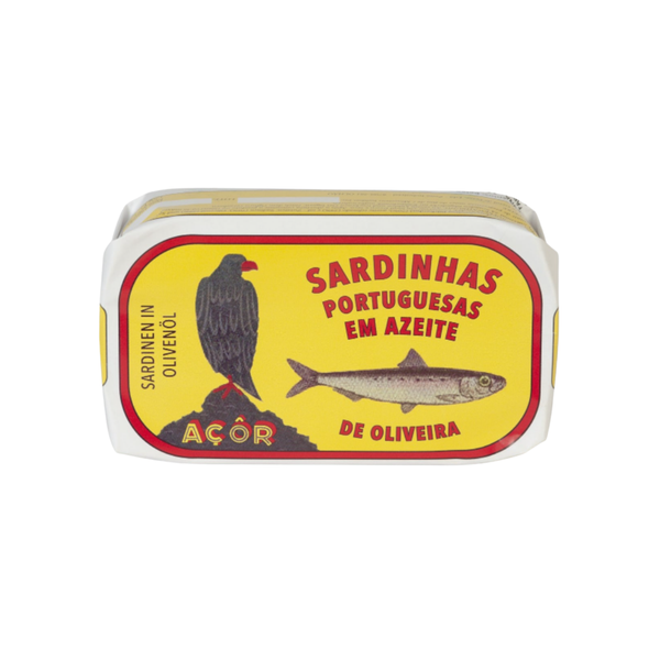 Açor, Portuguese Sardines in Olive Oil, 4.2 oz.