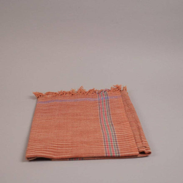 Storie Cotton Towel Khadi, Umber & Violet