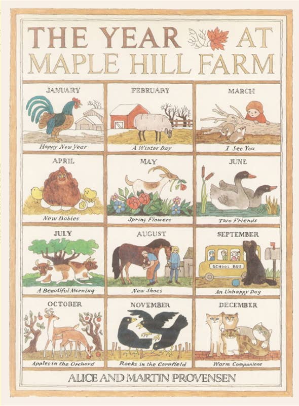 Year At Maple Hill Farm by Alice Provensen