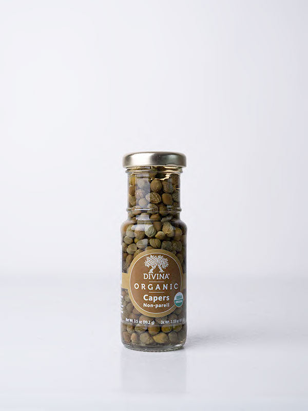 Divina Organic Capers non-pareil, 2.1 oz