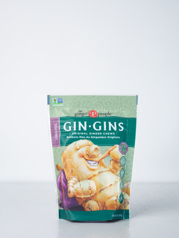 Gin Gins, Chewy Ginger Candy, 3 oz.