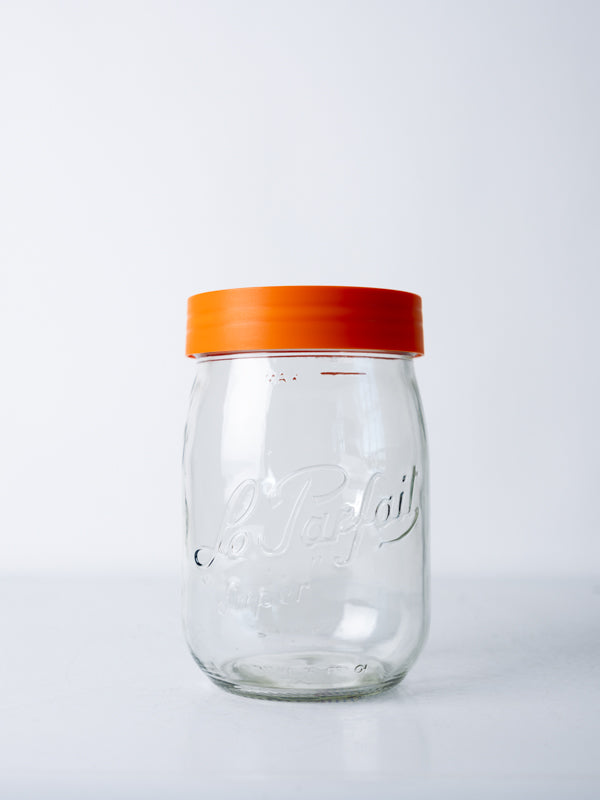 Le Parfait, screw top glass jar, 1 liter
