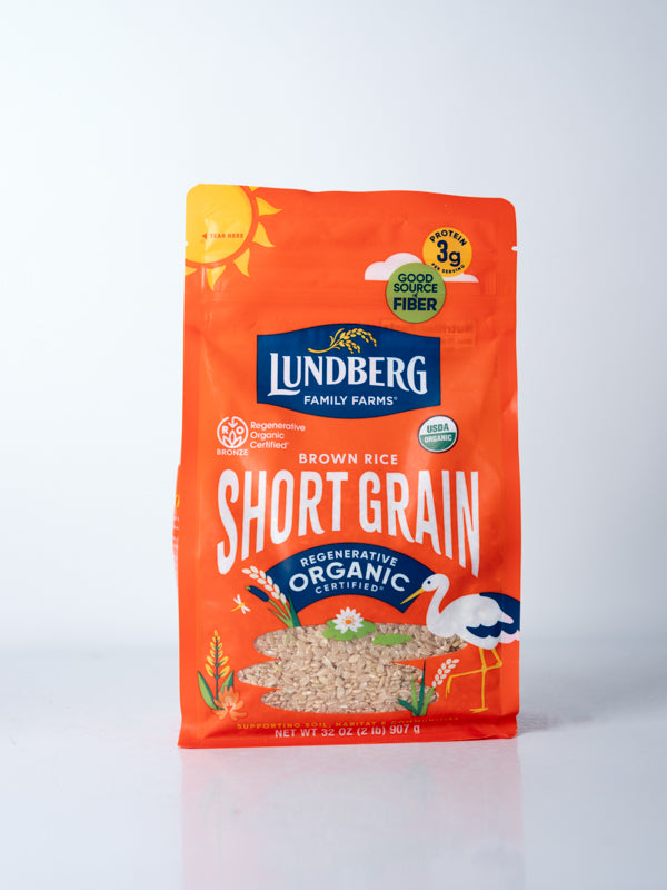 Lundberg Organic Short Grain Brown Rice, 32 oz.