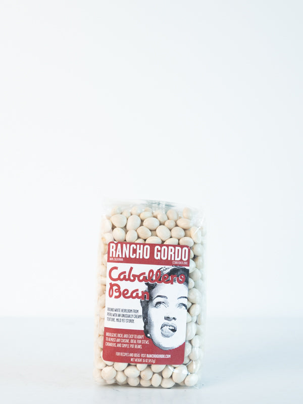 Rancho Gordo Caballero Beans, 16 oz.