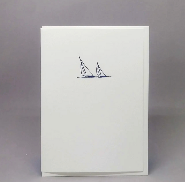 Big Wheel Press, Sailboats Card