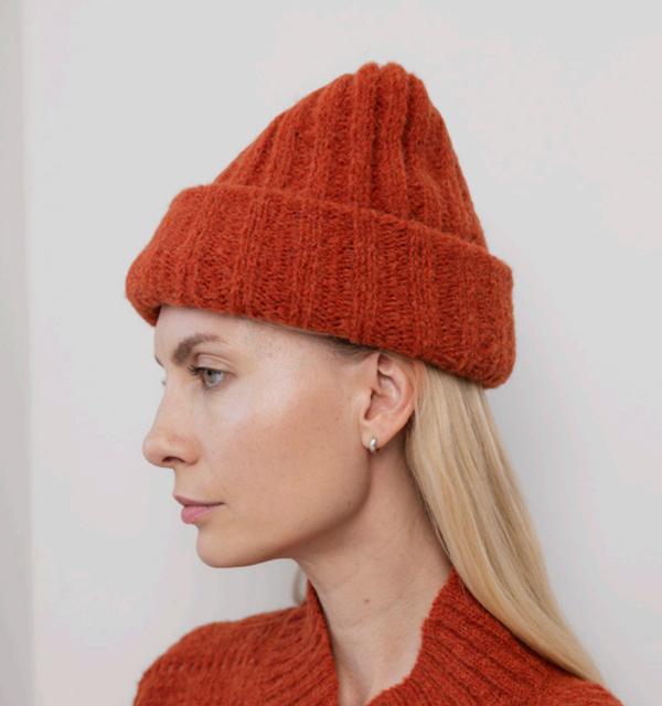 Wol Hide Rib Hat, Sienna