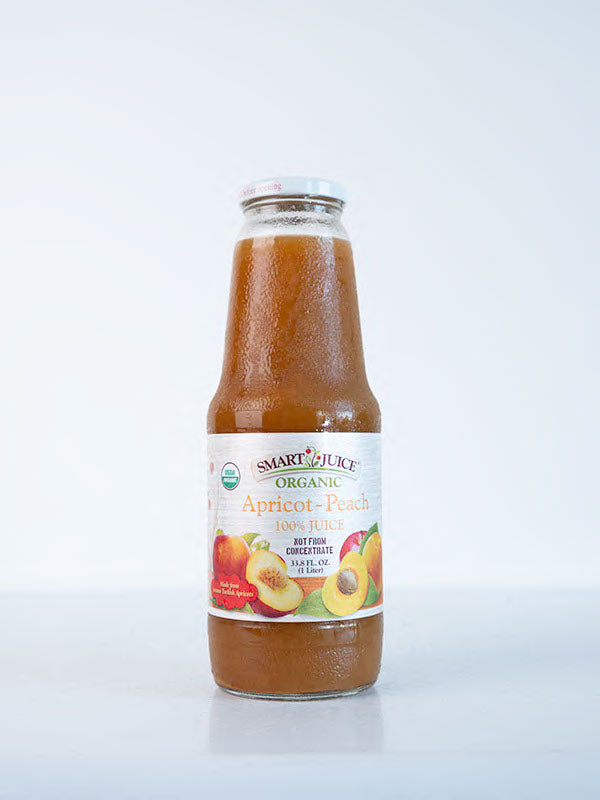 Smart Juice, Organic Apricot Peach, 33.8 oz.