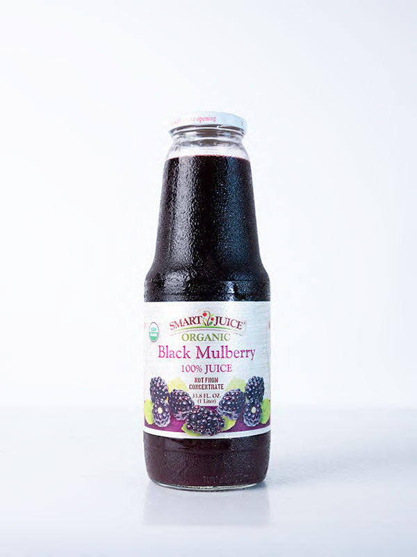 Smart Juice, Organic Black Mulberry, 33.8 oz.