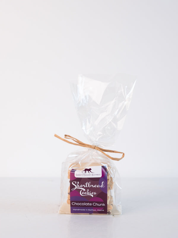 Sweet Monkey Business, Chocolate Chunk Shortbread Cookies