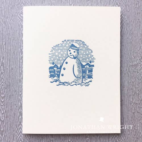Jonathan Wright Snowman Card