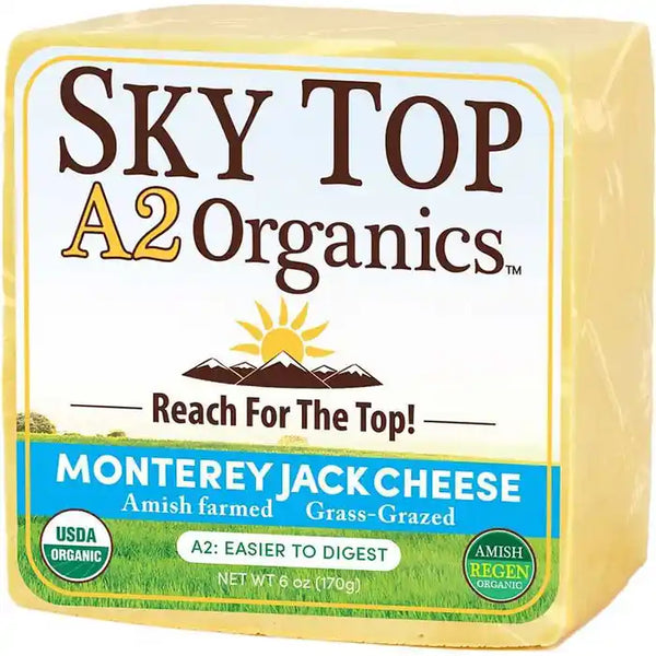 Sky Top A2 Organics, Monterey Jack Cheese, 6 oz.