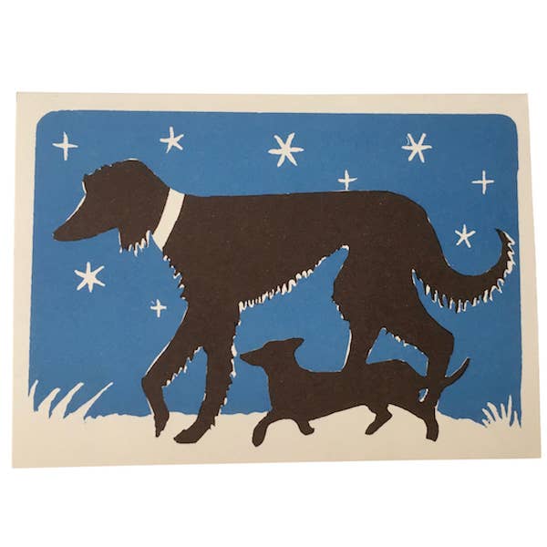 Cambridge Imprint, Big Dog and Little Dog Card