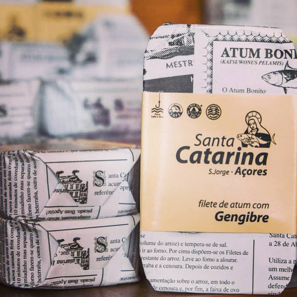 Santa Catarina, Gourmet Tuna Fillets with Ginger and Olive Oil, 4.2 oz.